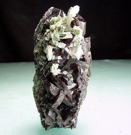 Axinite-(Fe) & Diopside