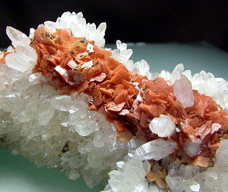 Rhodochrosite & Quartz