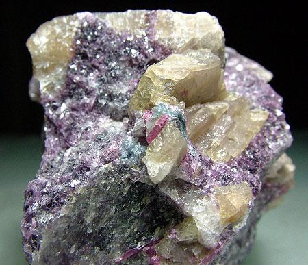 Rubellite Lepidolite & Spodumene