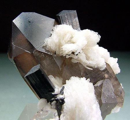 Smoky Quartz Schorl & Cleavelandite