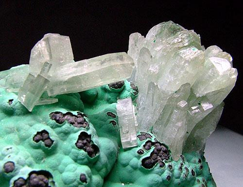 Baryte & Malachite