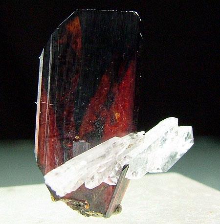 Brookite & Faden Quartz