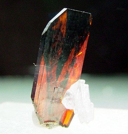 Brookite & Faden Quartz