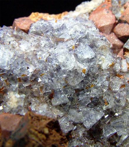 Fluorite & Limonite Psm Calcite