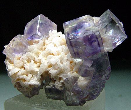 Fluorite On Dolomite