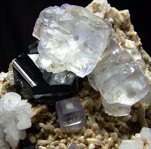 Fluorite Sphalerite & Calcite