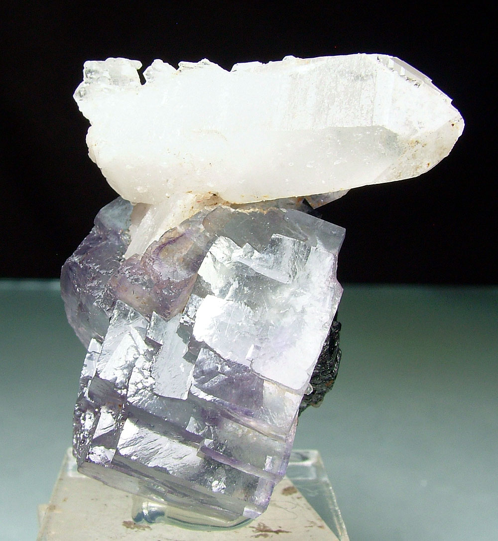 Fluorite With Quartz & Ferberite