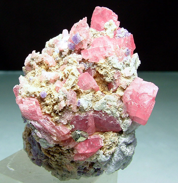 Rhodochrosite & Fluorite