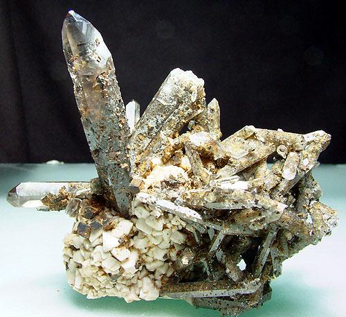 Smoky Quartz With Limonite Psm Siderite