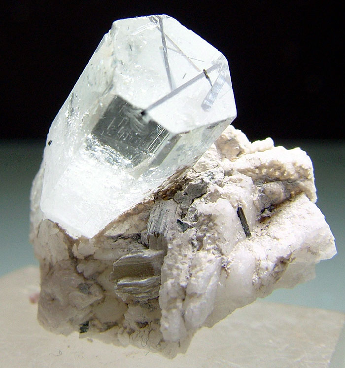 Aquamarine & Schorl