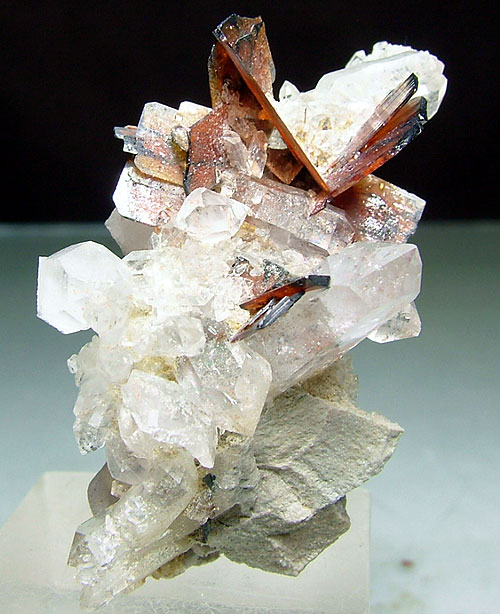 Brookite & Quartz