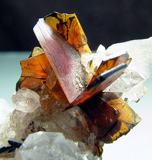 Brookite & Quartz