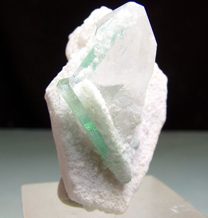 Indicolite & Quartz