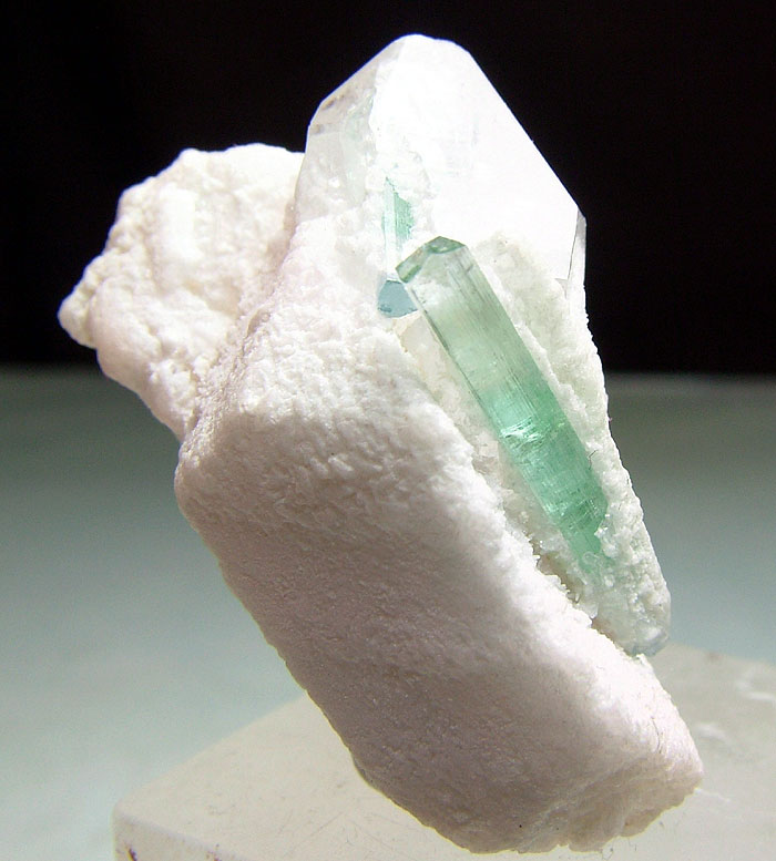 Indicolite & Quartz