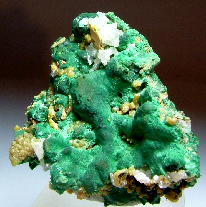 Malachite With Pyromorphite & Cerussite