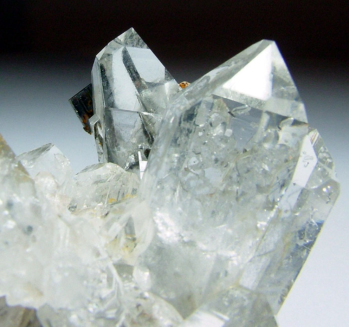 Quartz With Brookite Inclusions