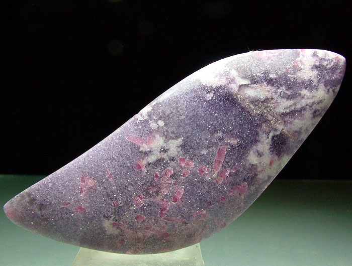 Rubellite & Lepidolite Polished Freeform