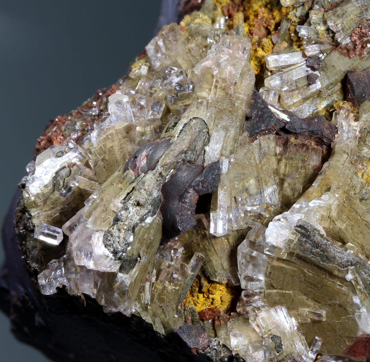 Calcite & Hematite