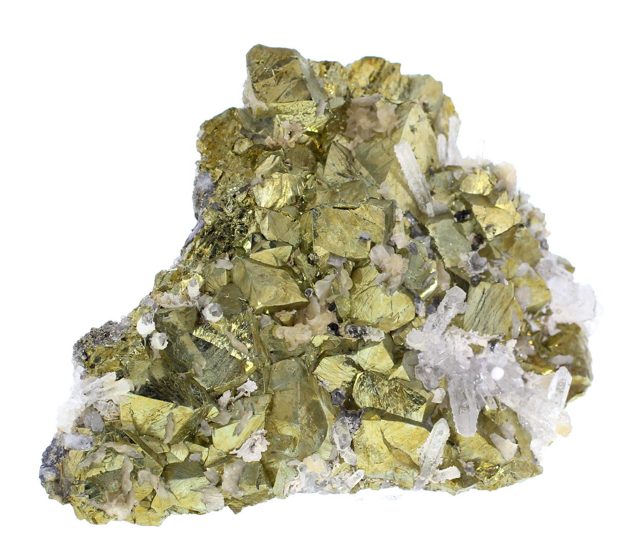 Chalcopyrite & Quartz