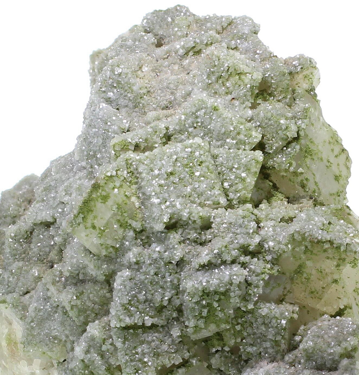 Dolomite & Mottramite On Calcite