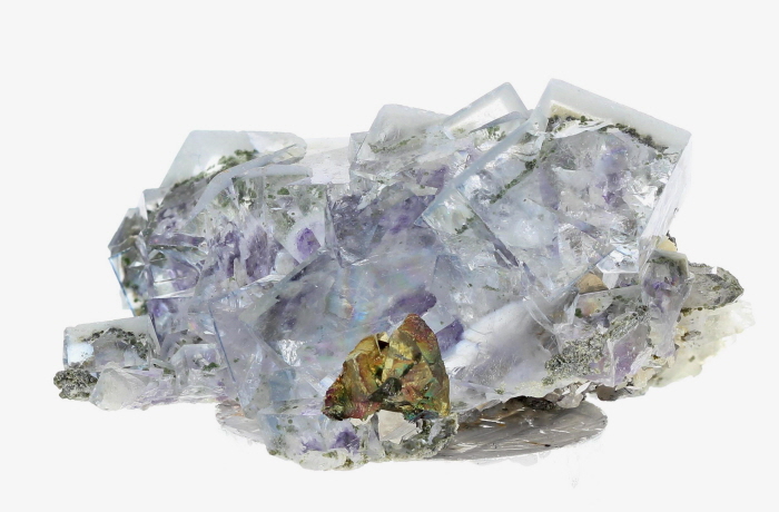 Fluorite & Chalcopyrite