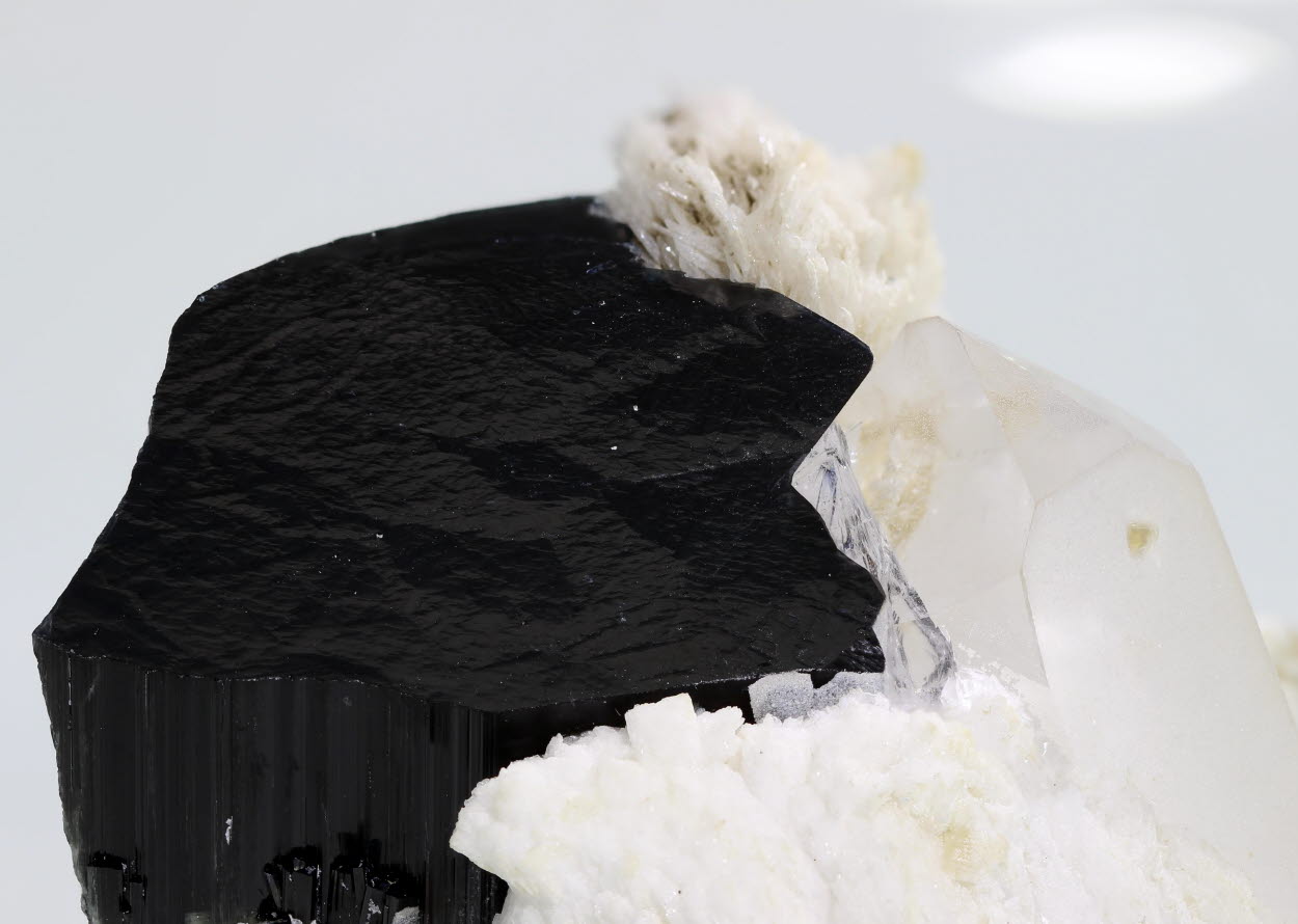 Schorl With Cleavelandite & Quartz