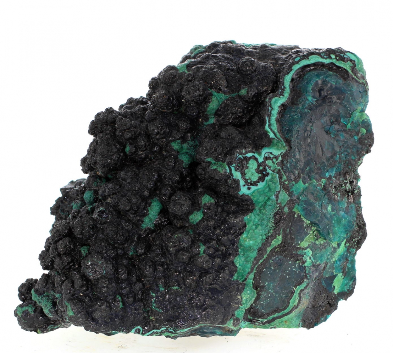 Malachite On Chrysocolla