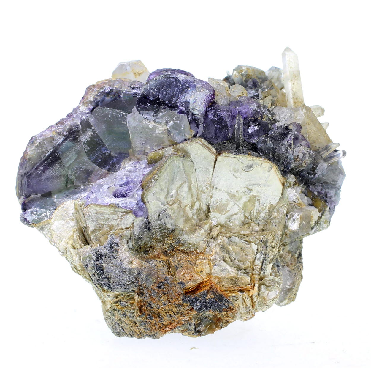 Fluorite Quartz & Tourmaline