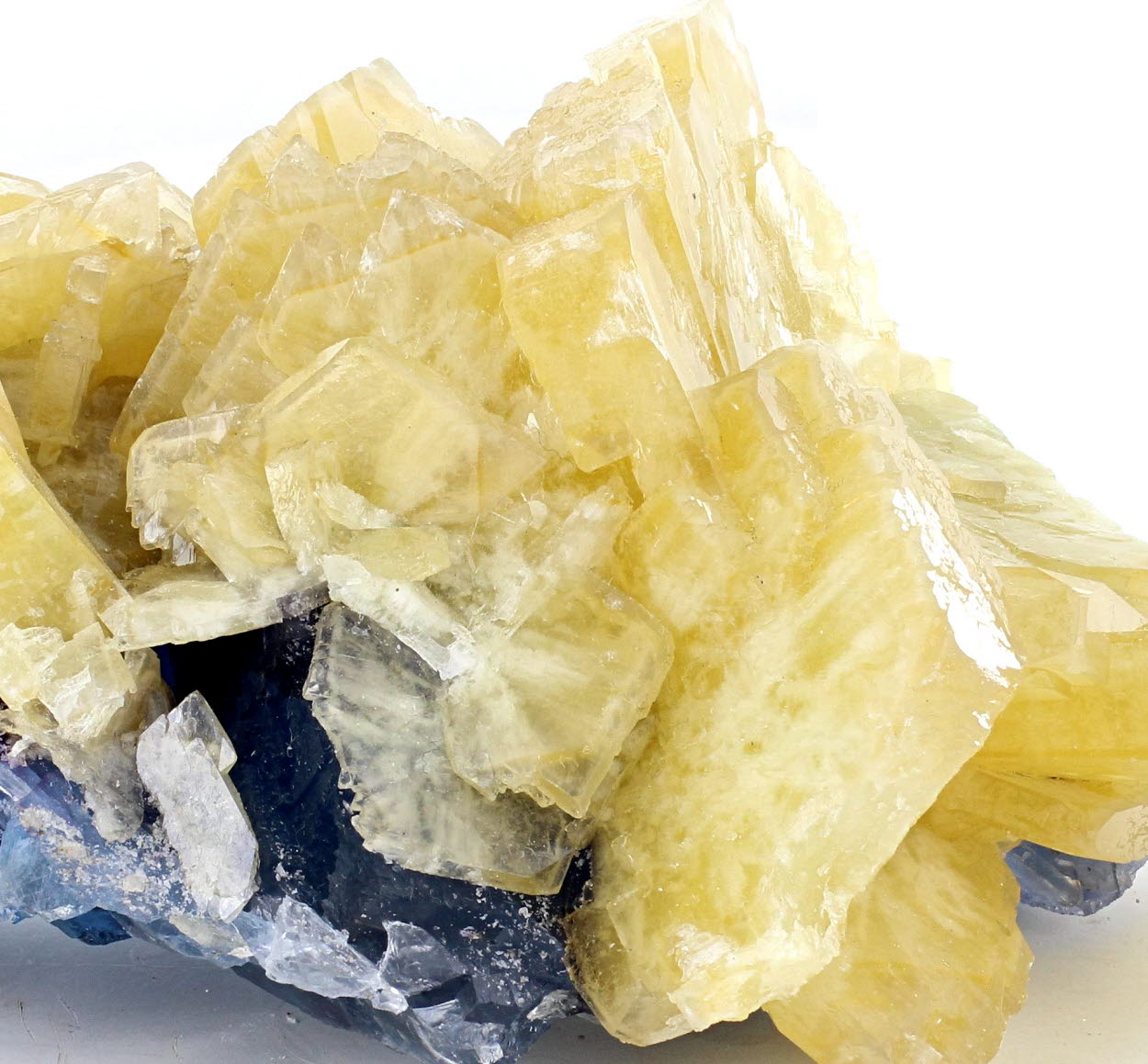 Baryte On Fluorite