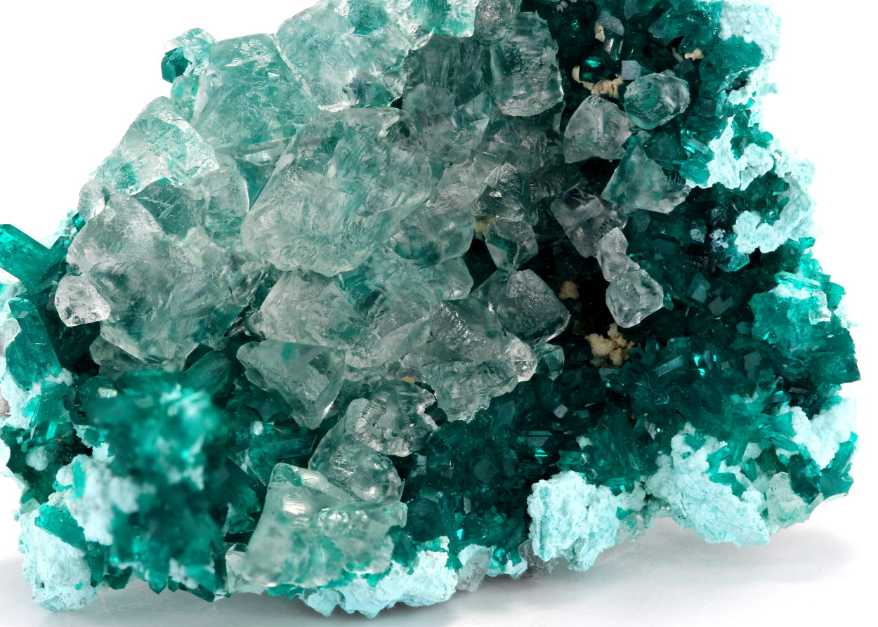 Dioptase & Calcite