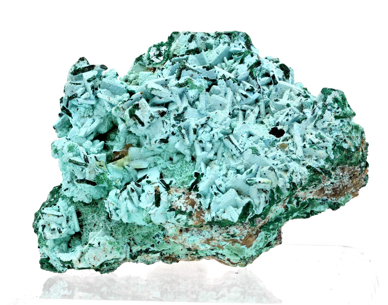 Plancheite & Malachite