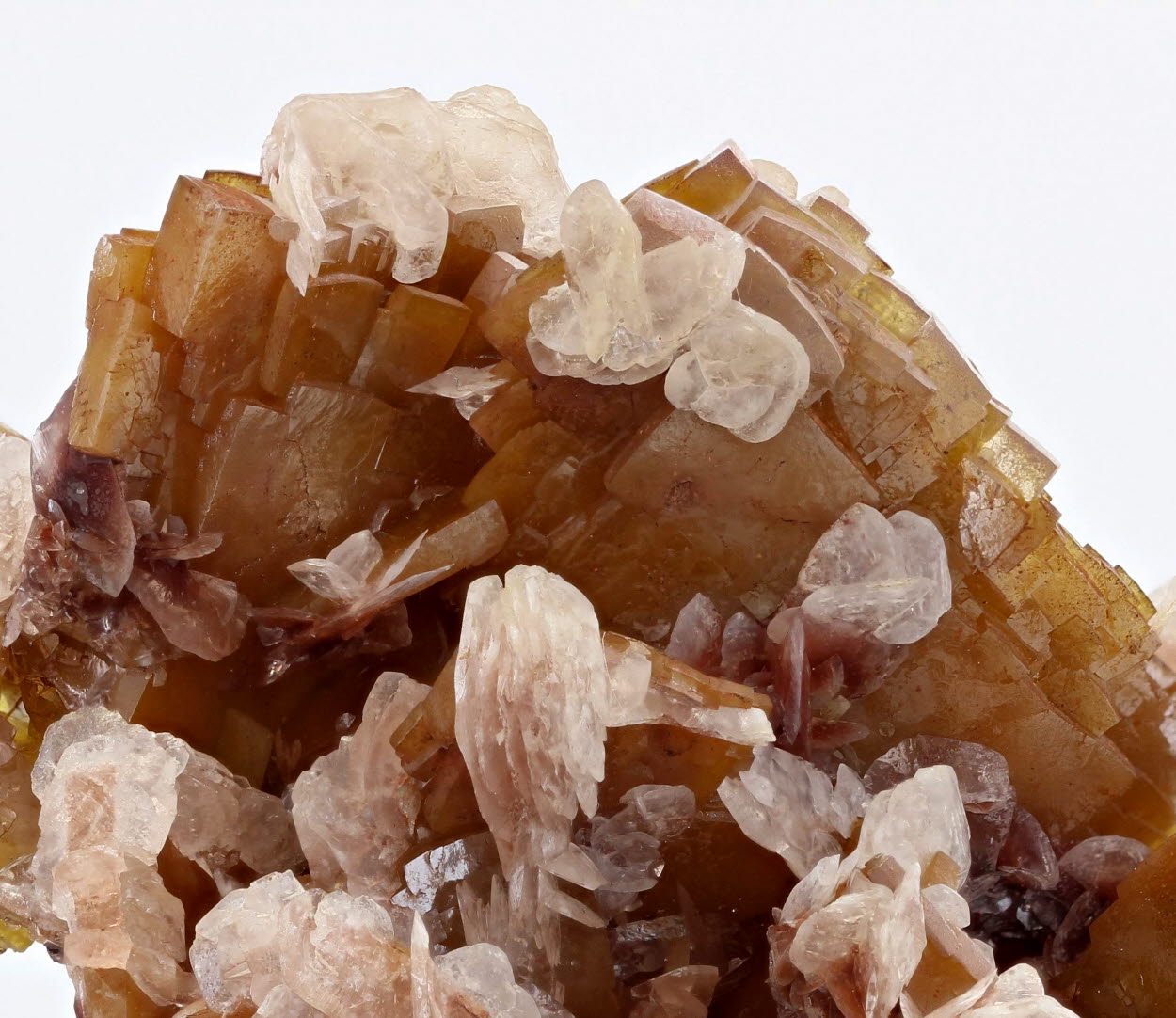 Wulfenite & Calcite