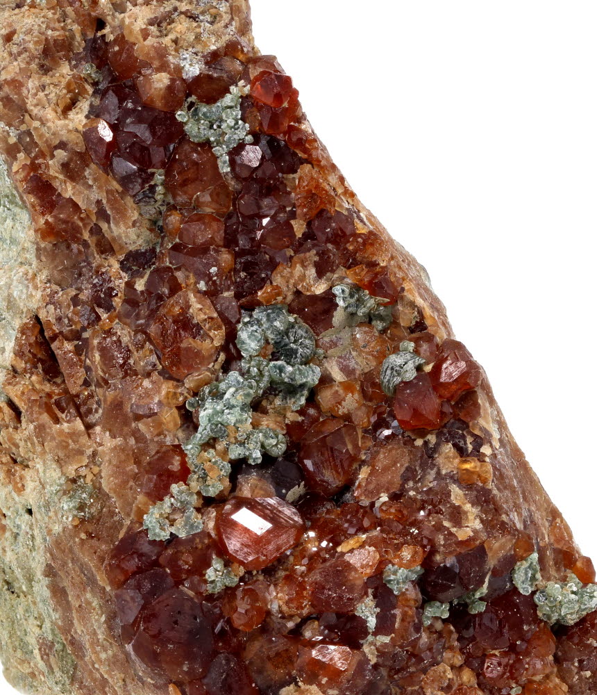 Hessonite & Clinochlore