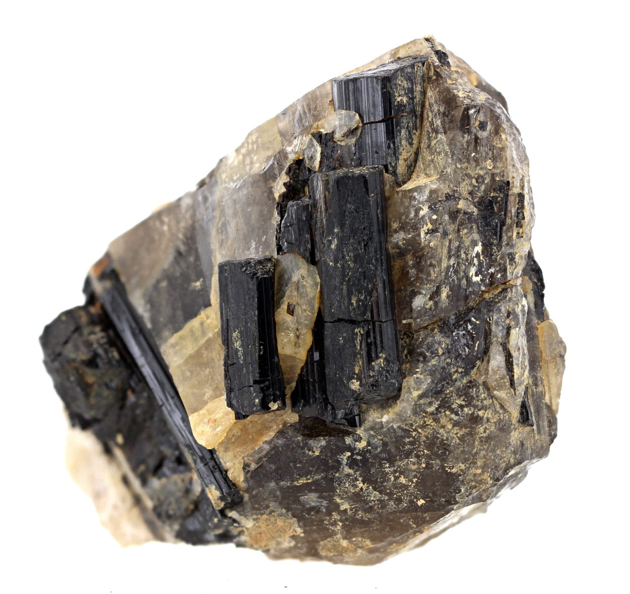 Schorl & Smoky Quartz