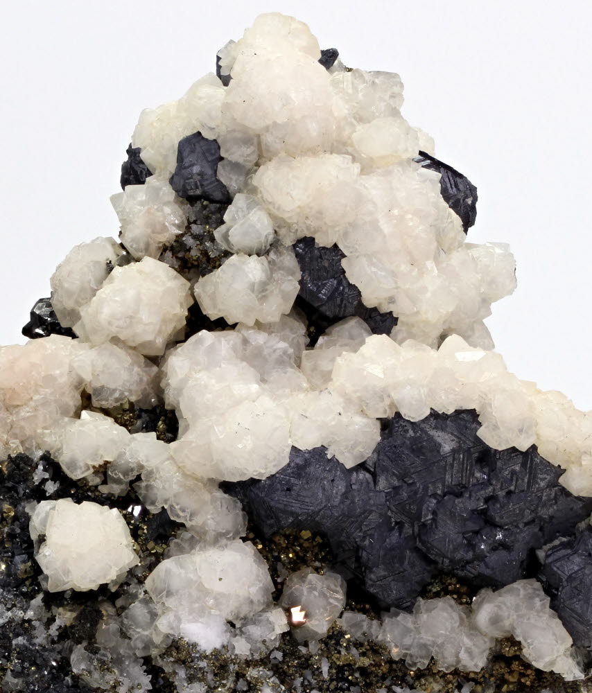 Galena with Calcite