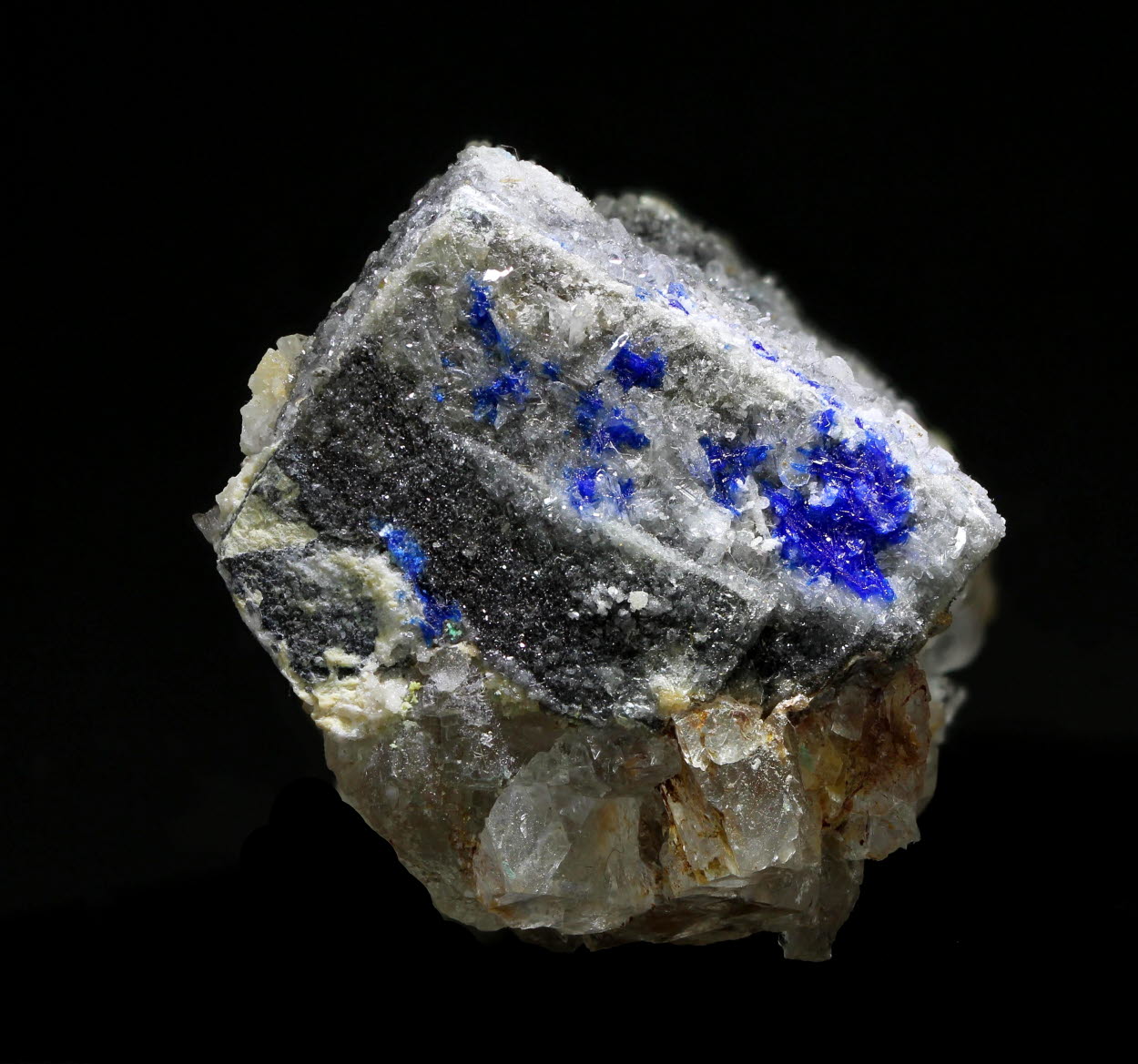 Linarite On Galena