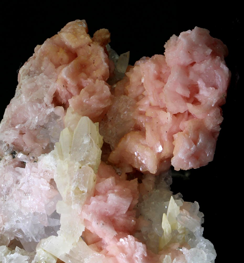 Rhodochrosite & Quartz
