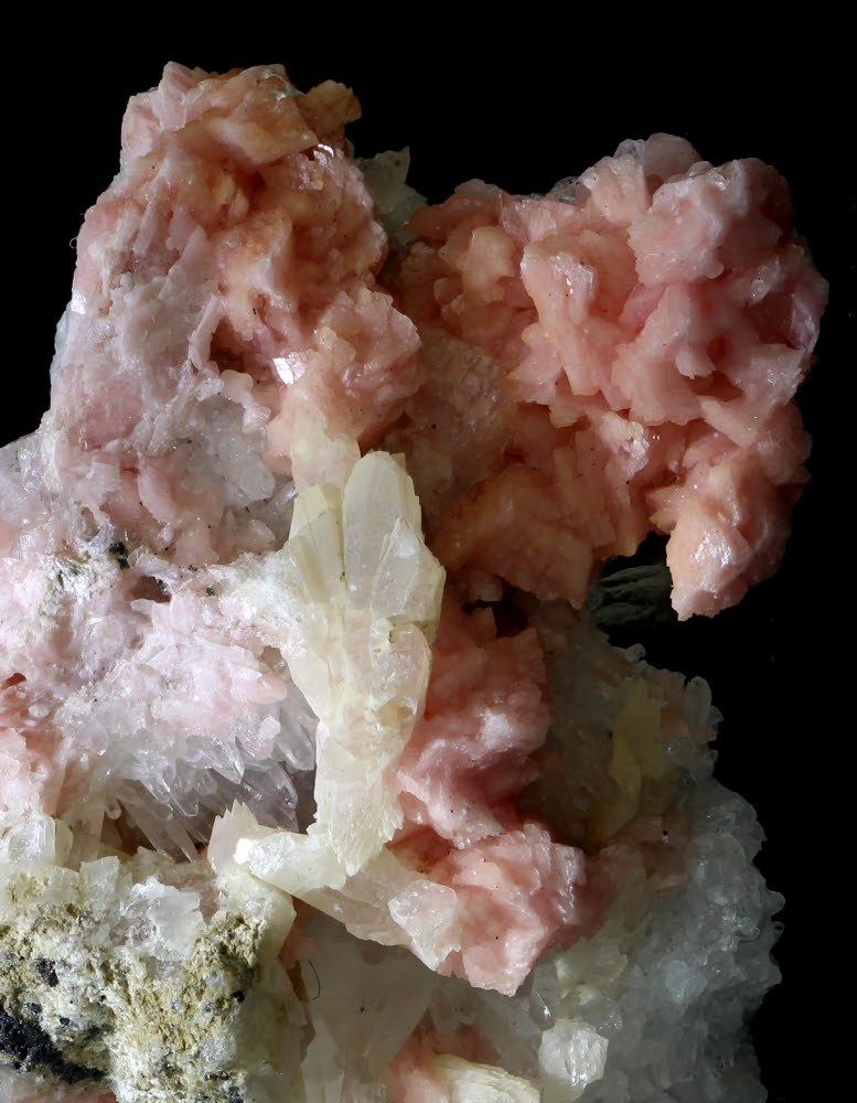 Rhodochrosite & Quartz