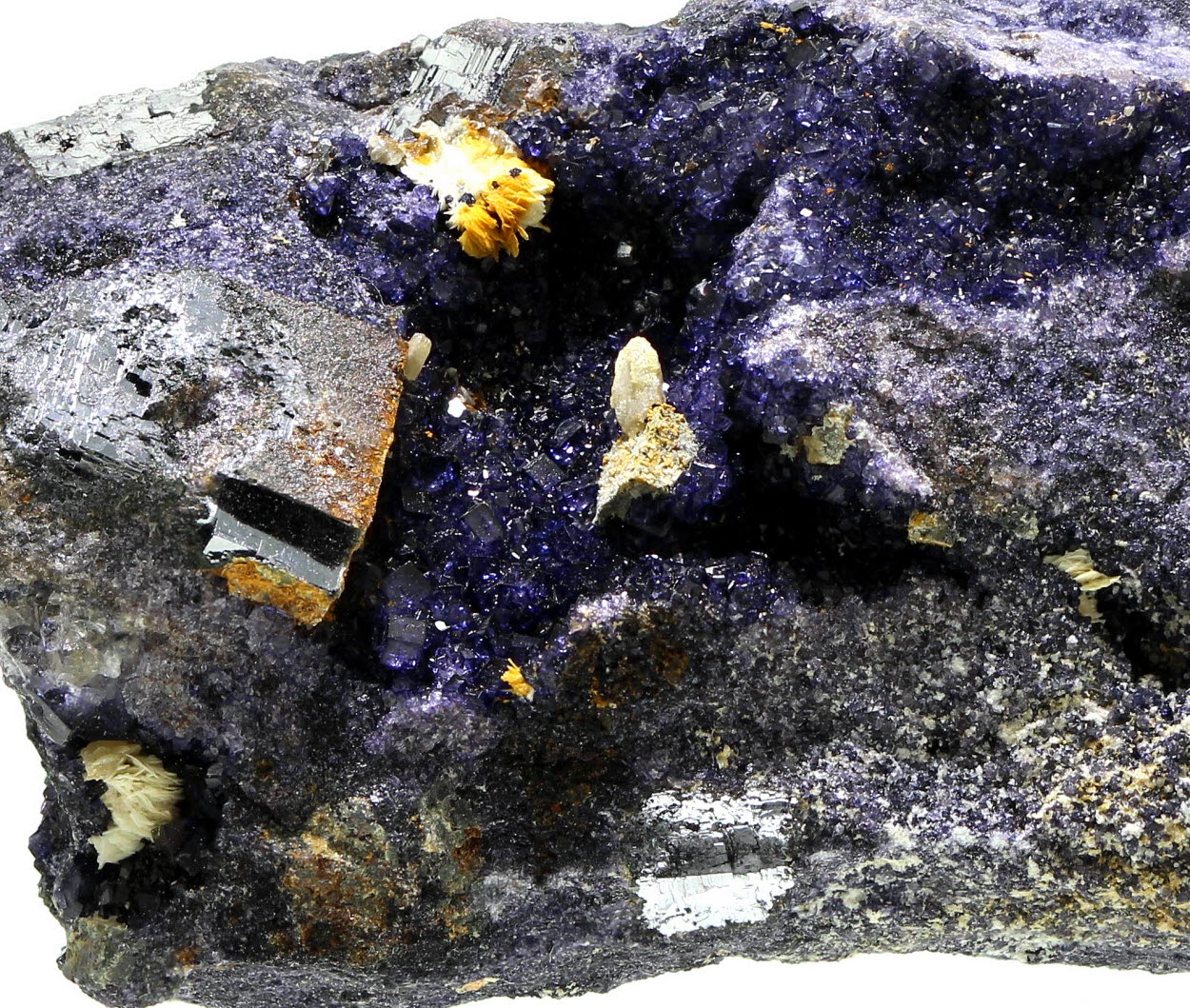 Fluorite Galena & Cerussite