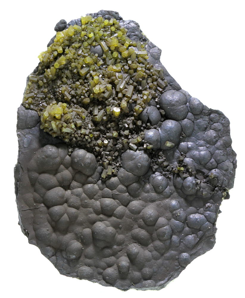 Pyromorphite On Coronadite