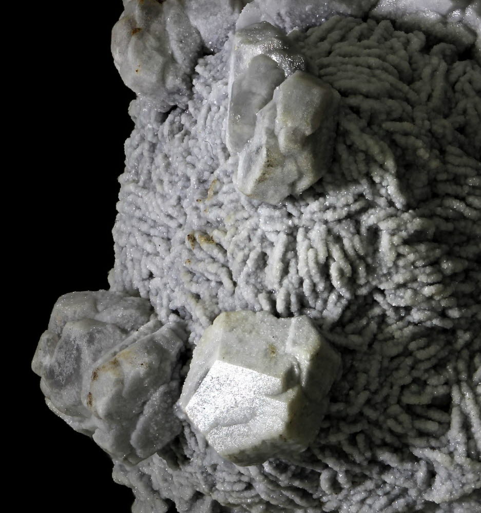 Calcite With Aragonite On Siderite