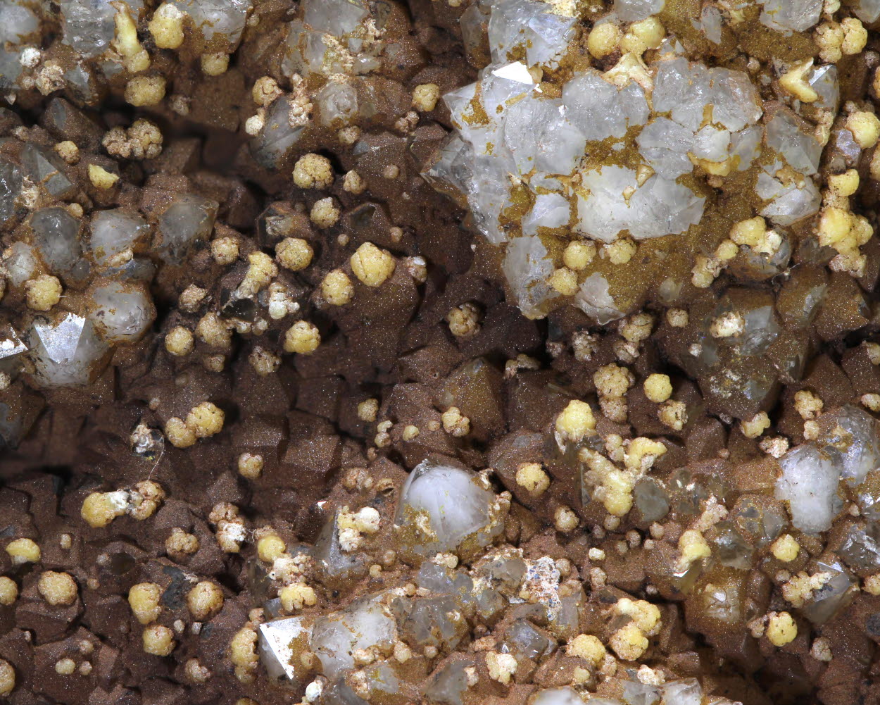 Vanadinite On Quartz