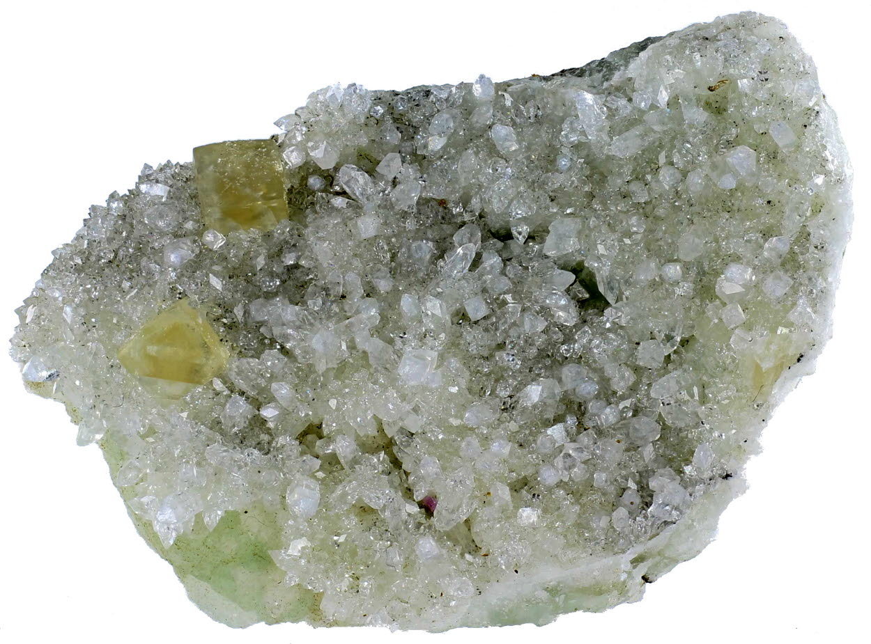 Apophyllite Calcite & Prehnite
