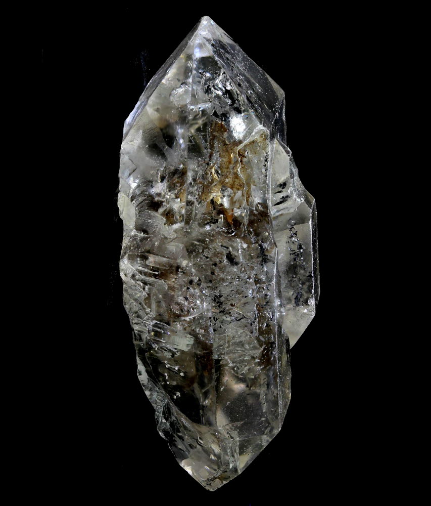 Quartz With Hydrocarbon Inclusions