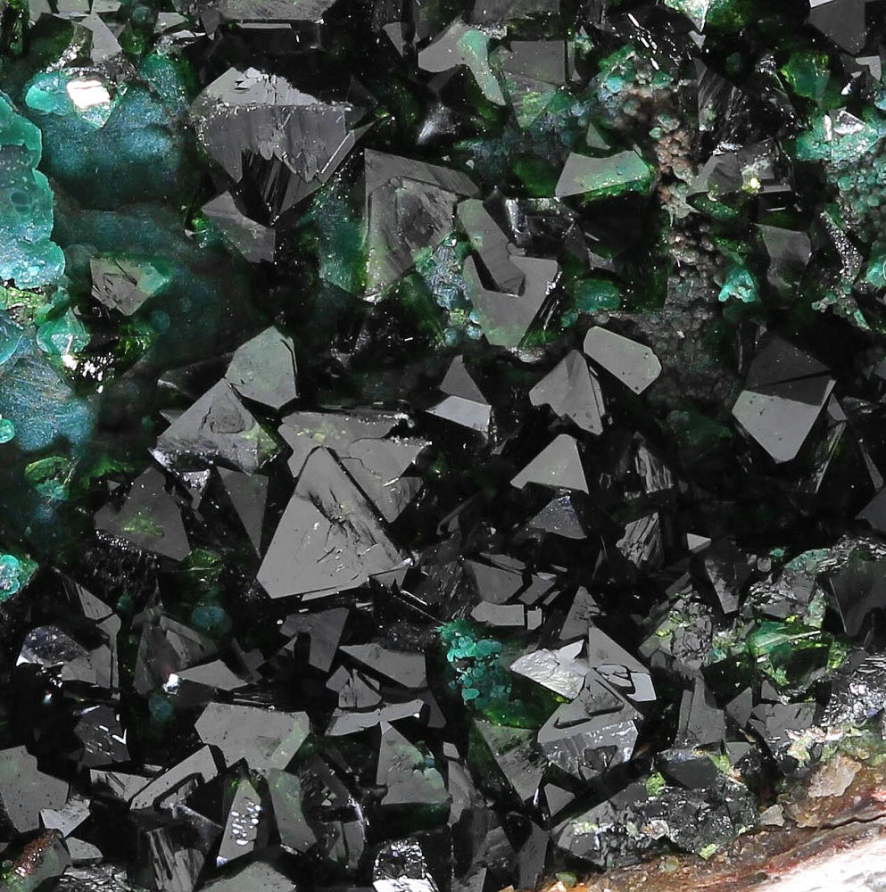 Libethenite & Pseudomalachite