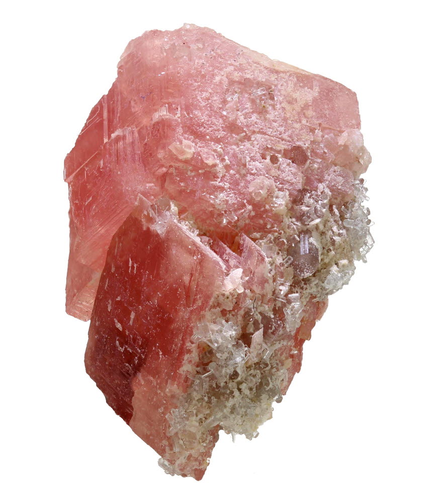 Rhodochrosite Fluorapatite & Quartz