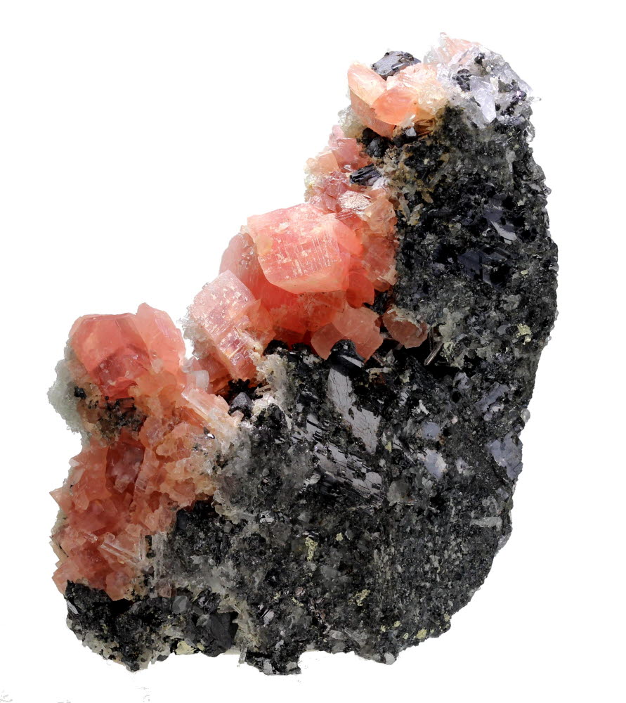 Rhodochrosite Fluorapatite & Quartz