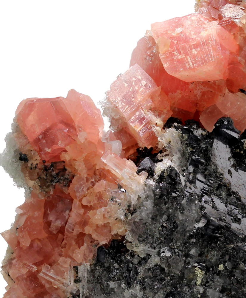 Rhodochrosite Fluorapatite & Quartz