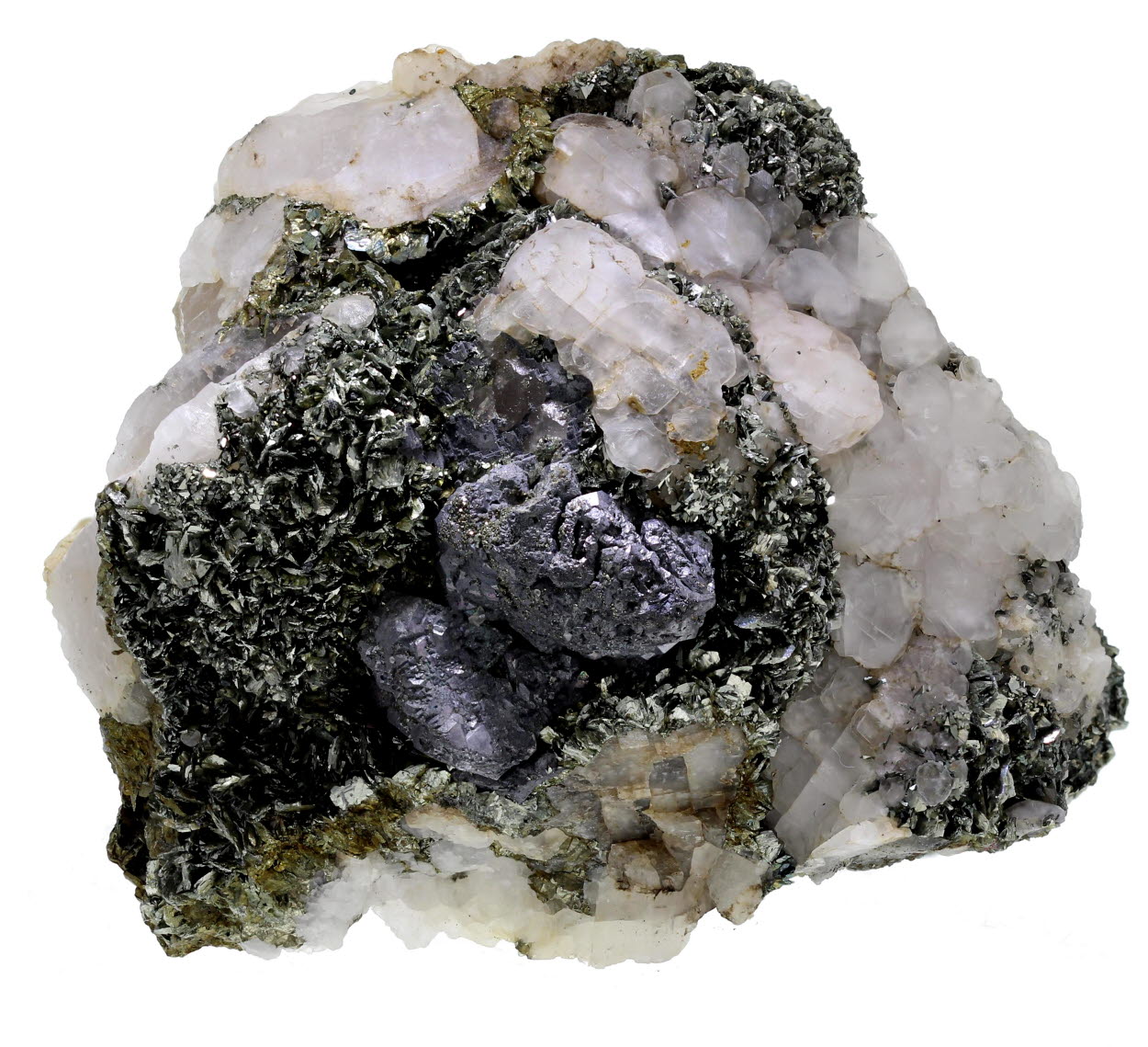 Galena Marcasite & Calcite