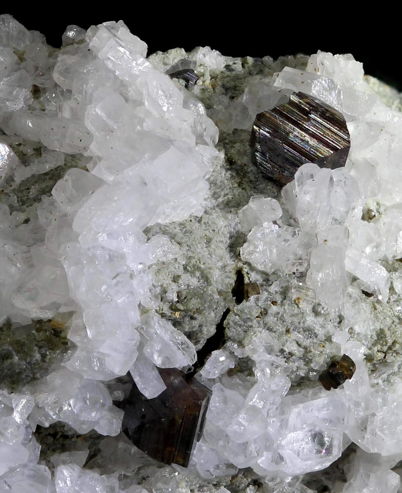 Anatase Albite & Quartz